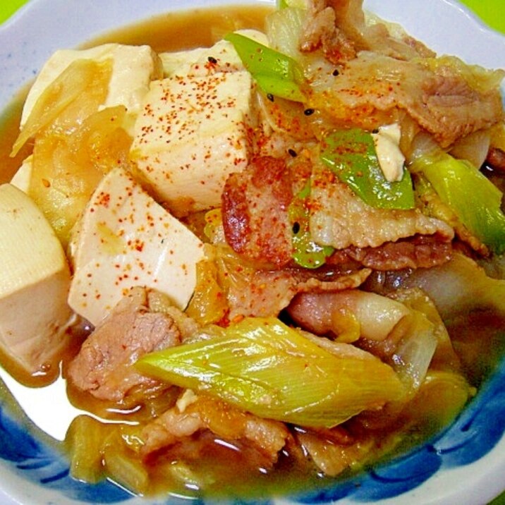 豆腐と豚バラ白菜の煮物 レシピ 作り方 By Mint74 楽天レシピ